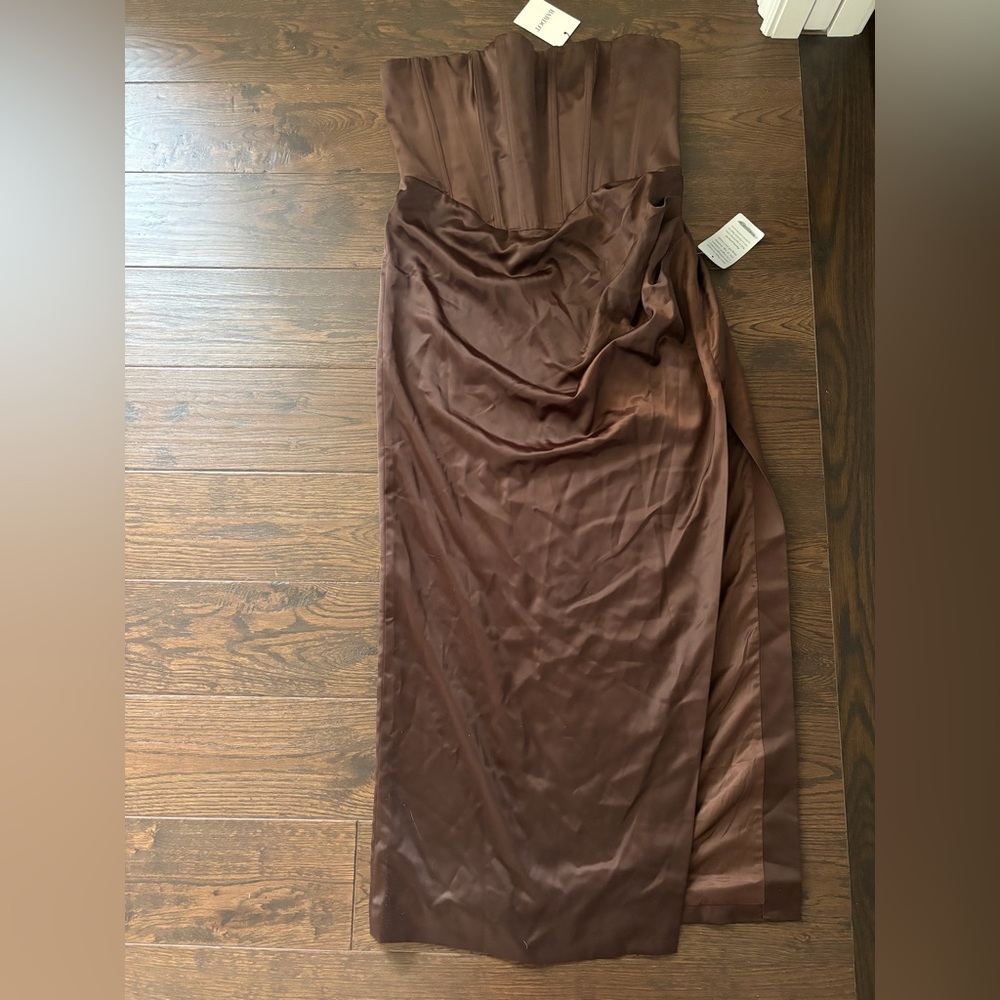 Bardot Everlasting‎ Satin Mini Dress NWT Women’s Size 12 - Picture 2 of 4